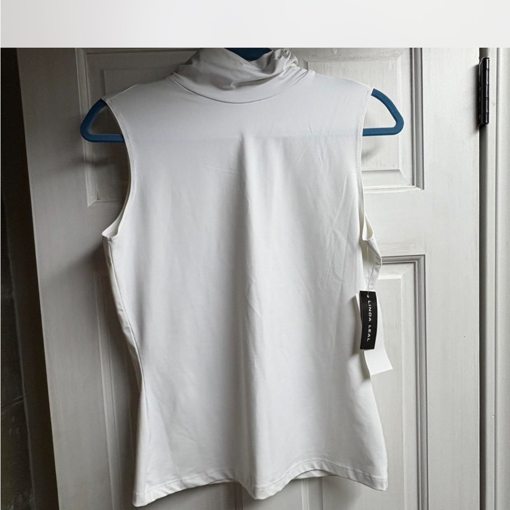 White Sleeveless Top